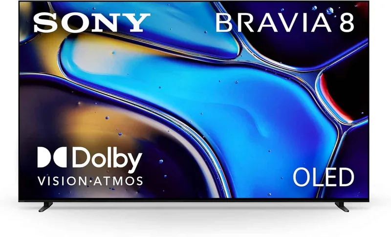 Sony XR8 K65XR8APB.CEI 65" 4K UHD OLED teler, Google TV, 120 Hz, must
