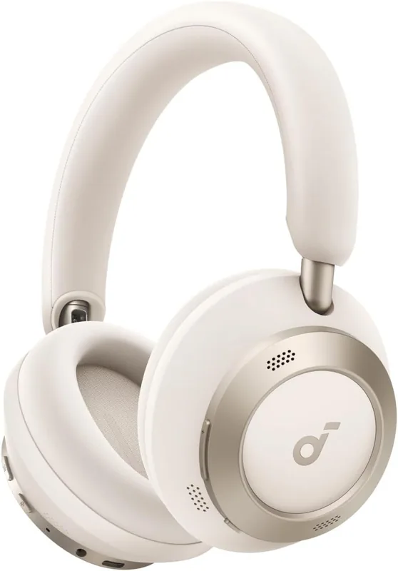 Soundcore Space One Pro A3062G21 mürasummutavad kõrvaklapid, valge