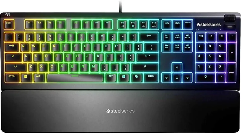 SteelSeries Apex 3 NORDIC juhtmega mängiklaviatuur, RGB, must