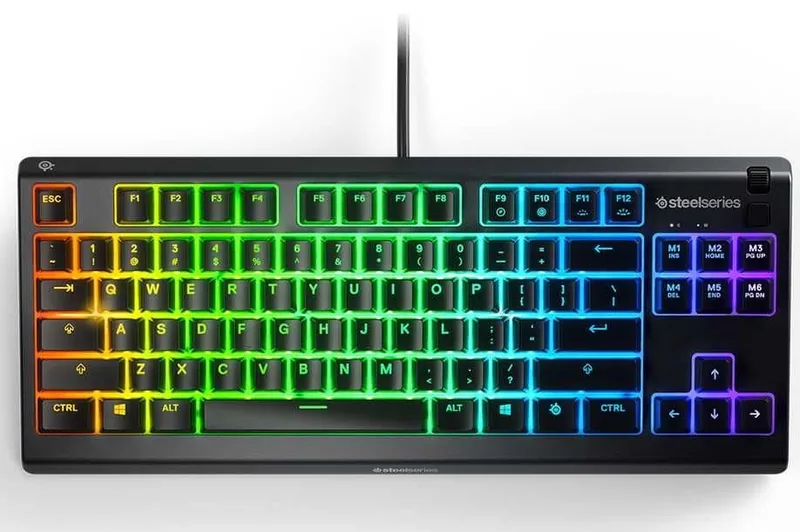 SteelSeries Apex 3 TKL mänguklaviatuur, US paigutus, must
