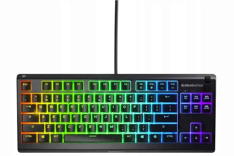 SteelSeries Apex 3 TKL, SWE, must - mänguklaviatuur