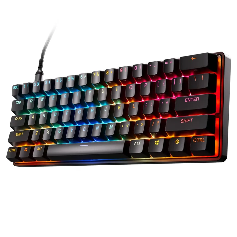 SteelSeries Apex Pro Mini Gen 3, must - juhtmega mehaaniline 60% klaviatuur, 64913