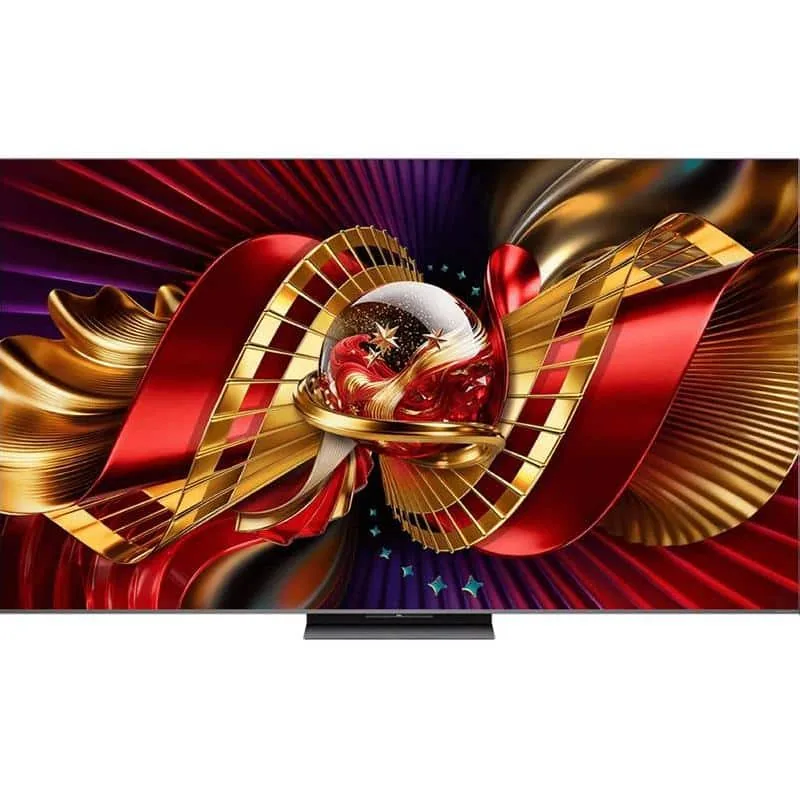 TCL 75C8L 75" 4K UHD SQD-Mini LED Google TV teler, must