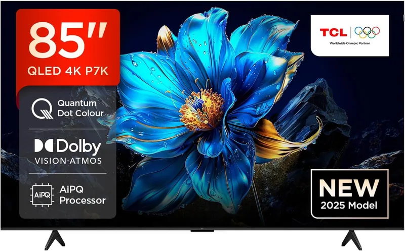 TCL 85P79K 85" 4K UHD QLED teler Google TV-ga