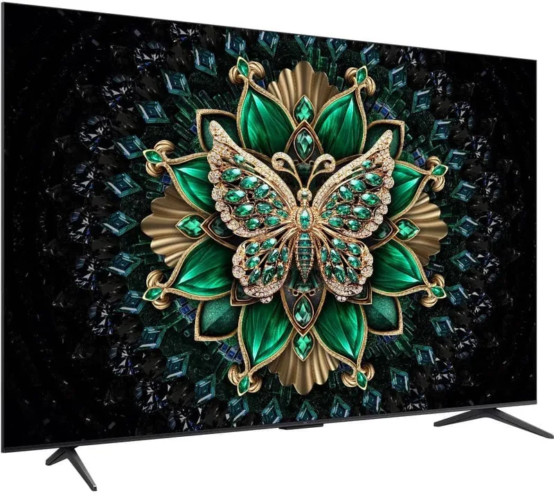 TCL 65C6K 65" 4K UHD Mini LED teler, 144 Hz, Google TV, must