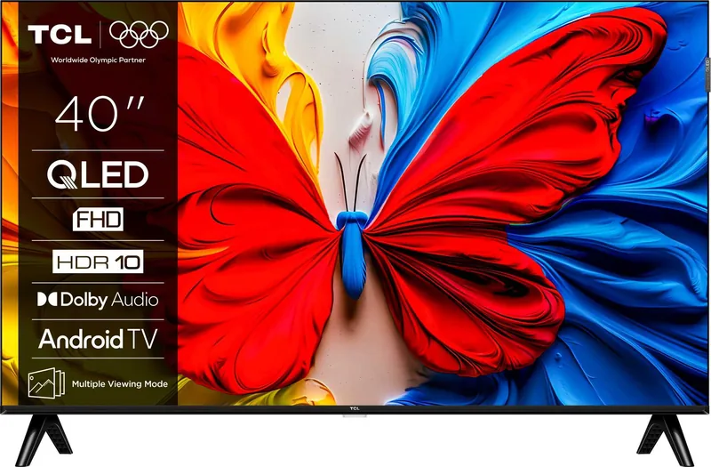 TCL S5K, 40'', Full HD, QLED, must - Teler, 40S5K