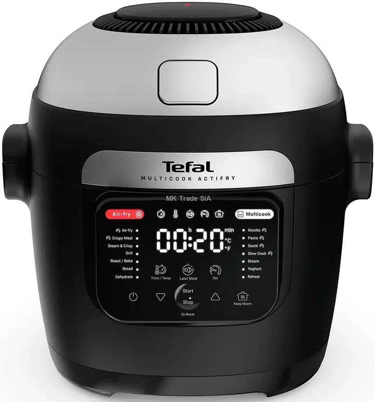 Tefal Actifry, 6 L, 1334 W, must - Multikeetja ja kuumaõhufritüür, MY741CF0