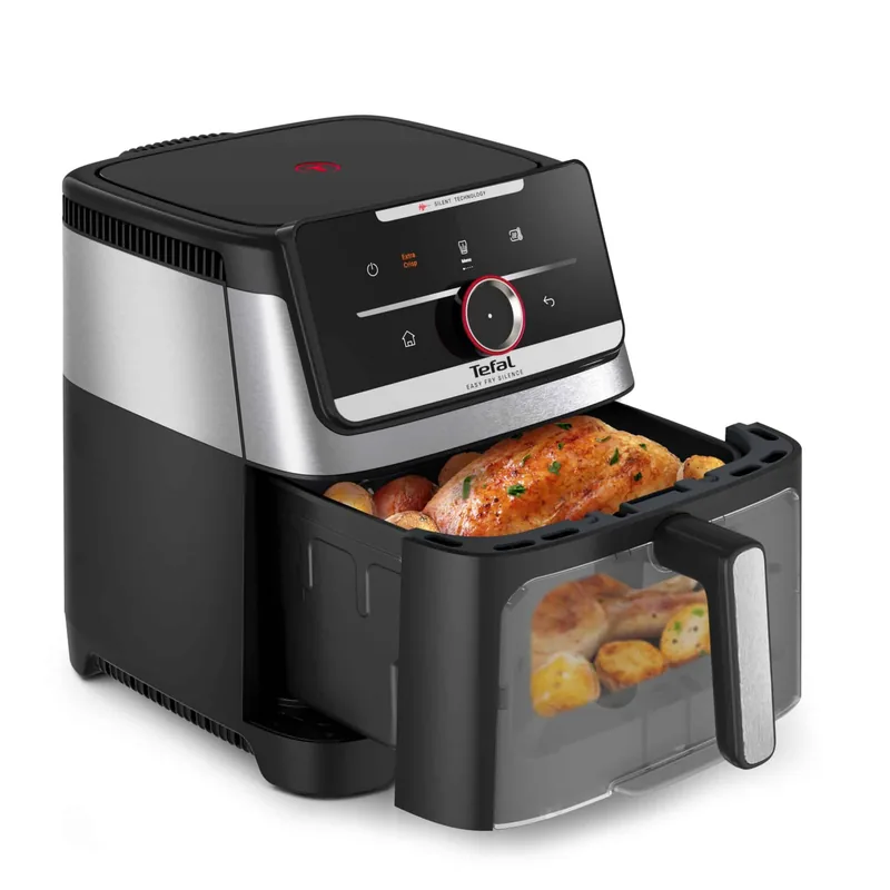 Tefal EY8468E0 Easy Fry Silence kuumaõhufritüür 7L, 1800W, must