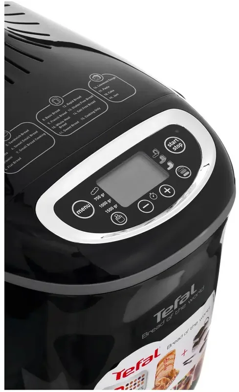 Tefal PF2208 leivaküpsetaja, 1kg, 17 programmi, must
