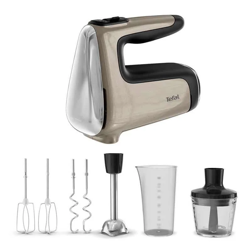 Tefal Powermix Silence HT663AF0 käsimikser, 850 W, beež