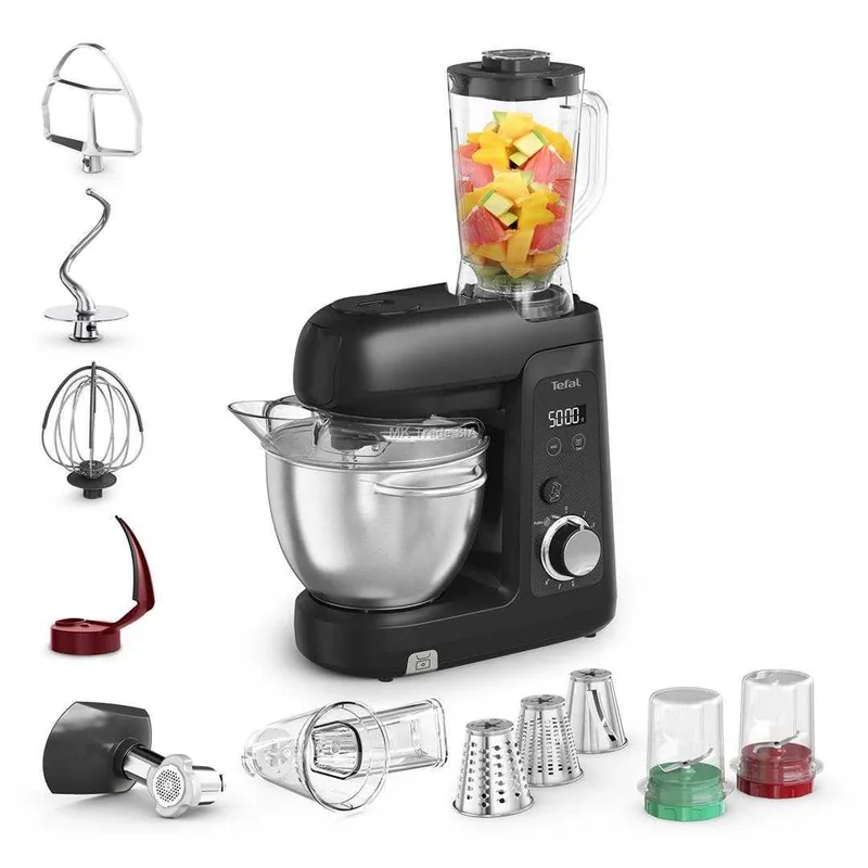 Tefal QB5458F0 Bake Partner+ köögikombain, 1100 W, 4,6 L, must