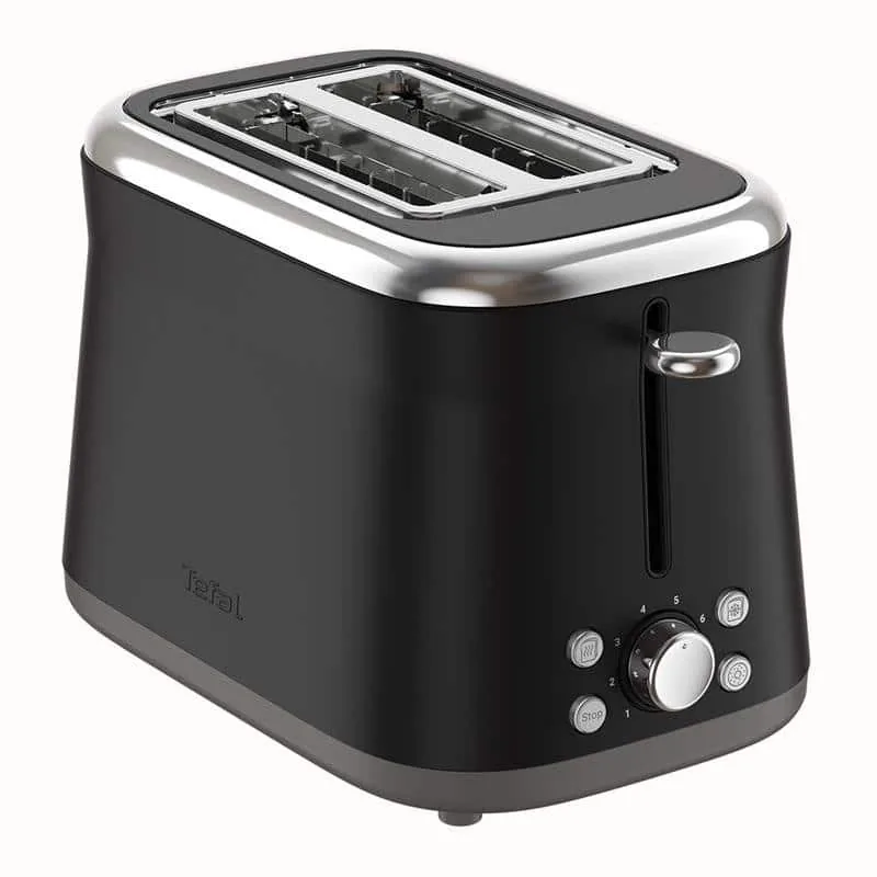Tefal TT7208E0 Collection Retro röster, 850 W, must