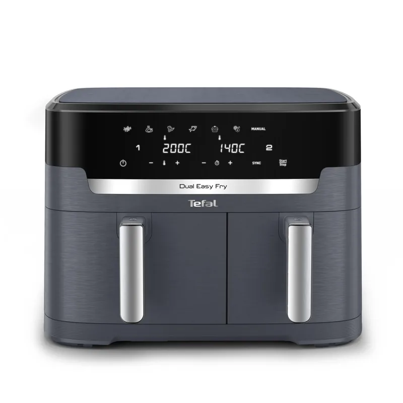 Tefal EY942HE0 XXL Dual Easy Fry kuumaõhufritüür, 11 L, 2700 W, tumehall
