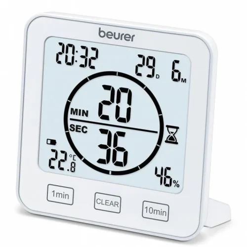 Beurer HM22 termo-hügromeeter, seinale kinnitatav, valge