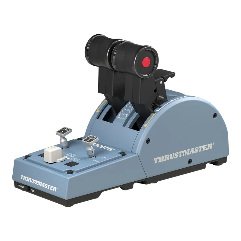 Thrustmaster TCA Quadrant Airbus Edition, sinine - Simulaatori kiirenduskang, 3362932915553