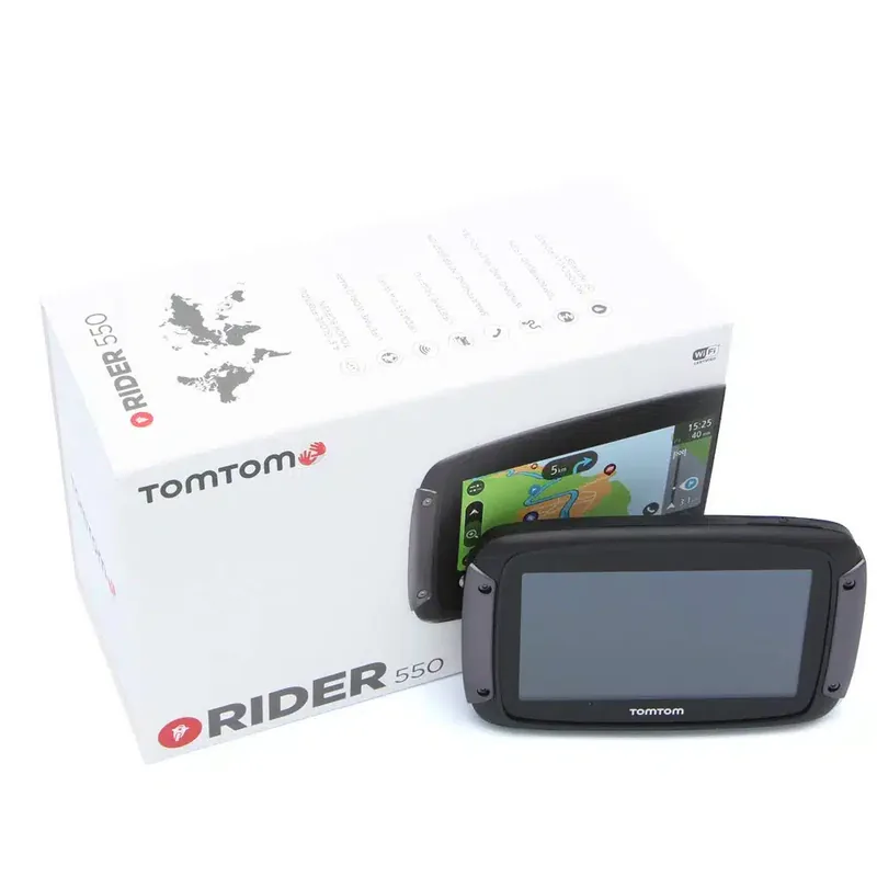 TomTom Rider 550, must - GPS-Seade Mootorratastele, 1GF0.002.10