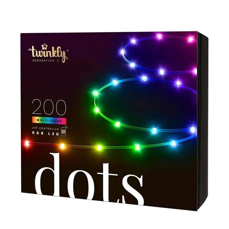 Twinkly Dots TWD200STP-BEU nutikas LED-valgusriba, 200 LED, 10 m, valge