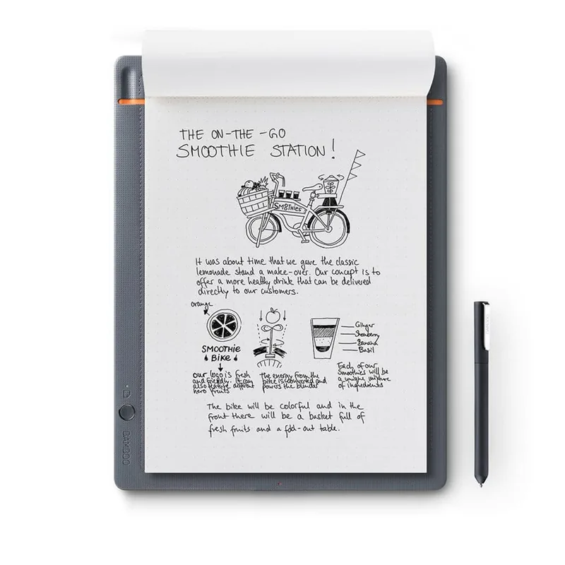 Wacom Bamboo Slate L CDS-810S graafikalaud, must, juhtmevaba