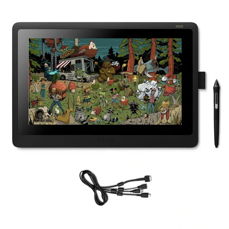 Wacom Cintiq 16, must - Graafikalaud, DTK1660K0B