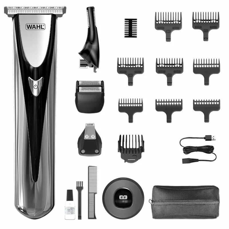 Wahl Elite Groom hõbedane/must trimmeri komplekt
