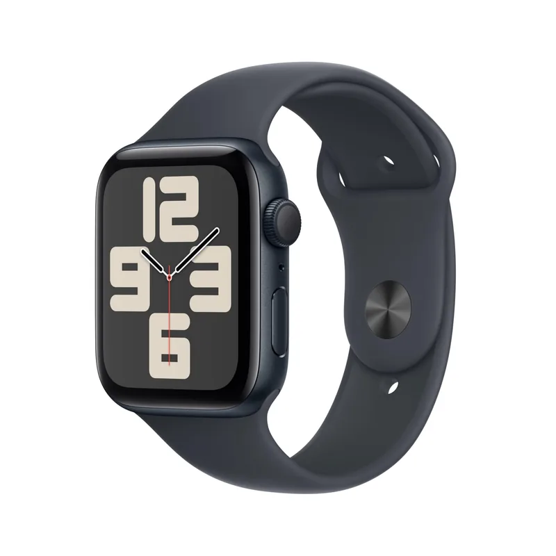Apple Watch SE GPS 44mm MXEK3ET/A Midnight Alu + Sport Band M/L nutikell