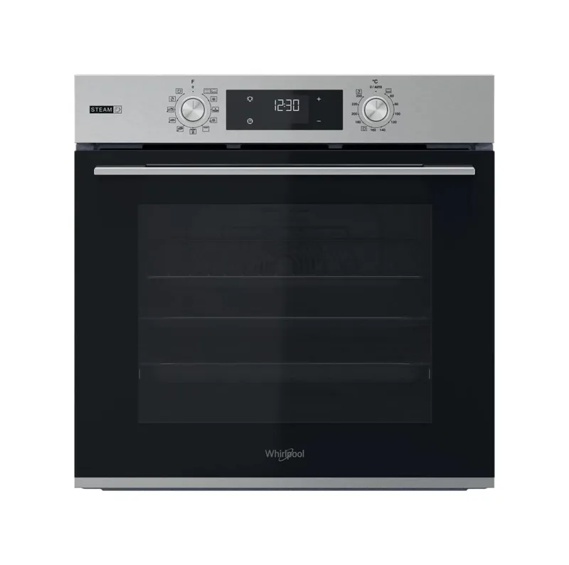 Whirlpool OMSK58HU1SX integreeritav ahi, 71 L, hüdrolüütiline puhastus, roostevaba teras