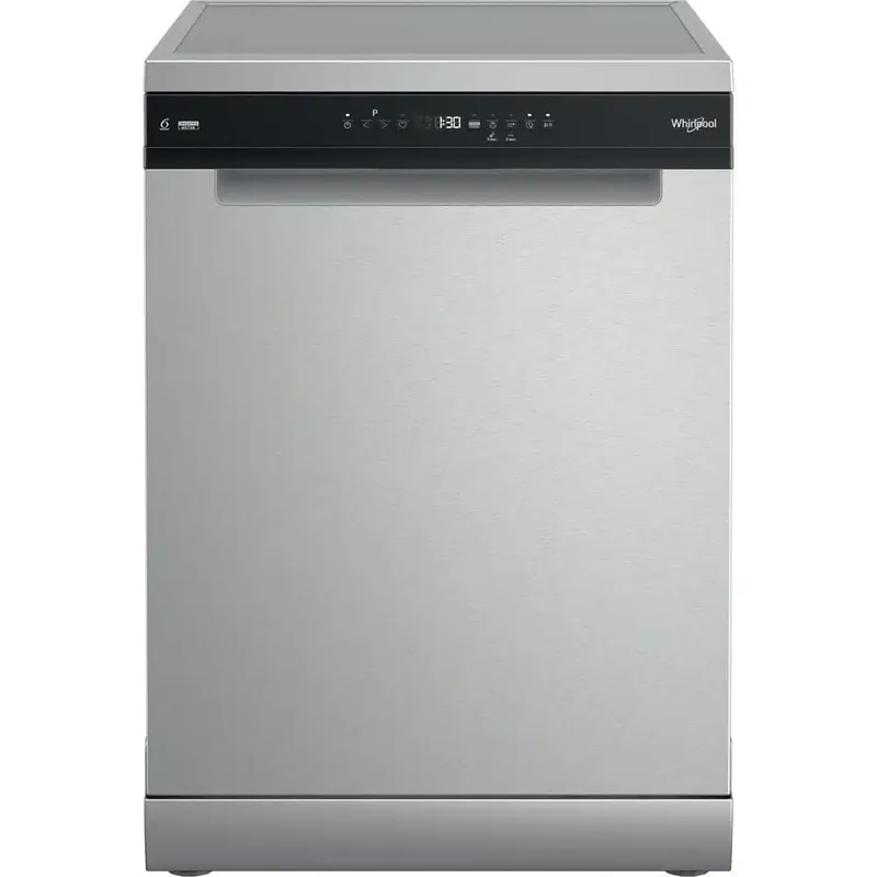 Whirlpool W7F HP43 X nõudepesumasin, 15 komplekti, roostevaba teras