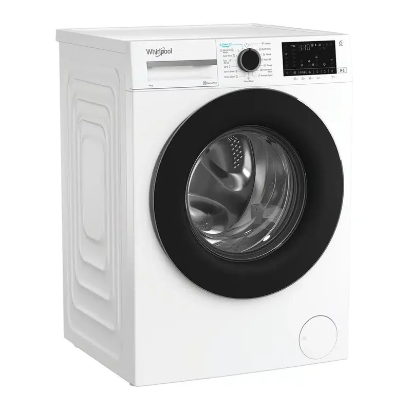 Whirlpool WAM97WBEE eestlaetav pesumasin, 9 kg, 1400 p/min, valge