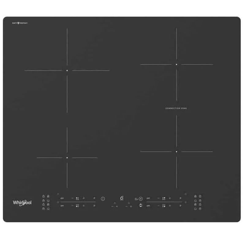 Whirlpool WBB8360NEBM integreeritav induktsioonpliidiplaat, 59 cm, must