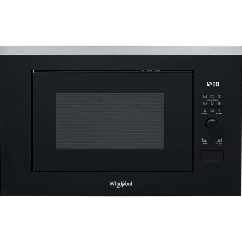 Whirlpool WMF250G integreeritav mikrolaineahi grilliga, 25L, 900W, must