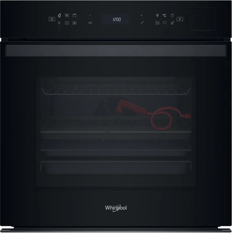 Whirlpool WOI6A8FPT1SBA integreeritav ahi, 73 L, pürolüüs, must