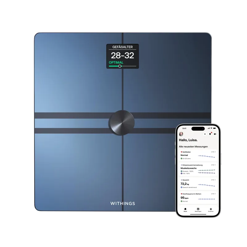 Withings Body Comp BODYCOMP.BLACK diagnostiline kehaanalüüsi kaal, must