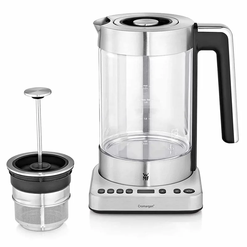 WMF Lono 413160011 klaasist veekeetja reguleeritava temperatuuriga, 1,7L