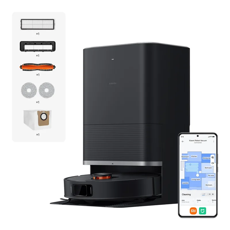 Xiaomi X20 Max BHR9220EU robottolmuimeja märg- ja kuivpuhastus, must
