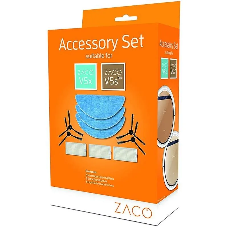 Zaco 501922 originaaltarvikute komplekt robottolmuimejale V5sPro/V5x
